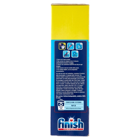 Finish Power All in One regular pastiglie lavastoviglie 34x2 lavaggi 1088 g